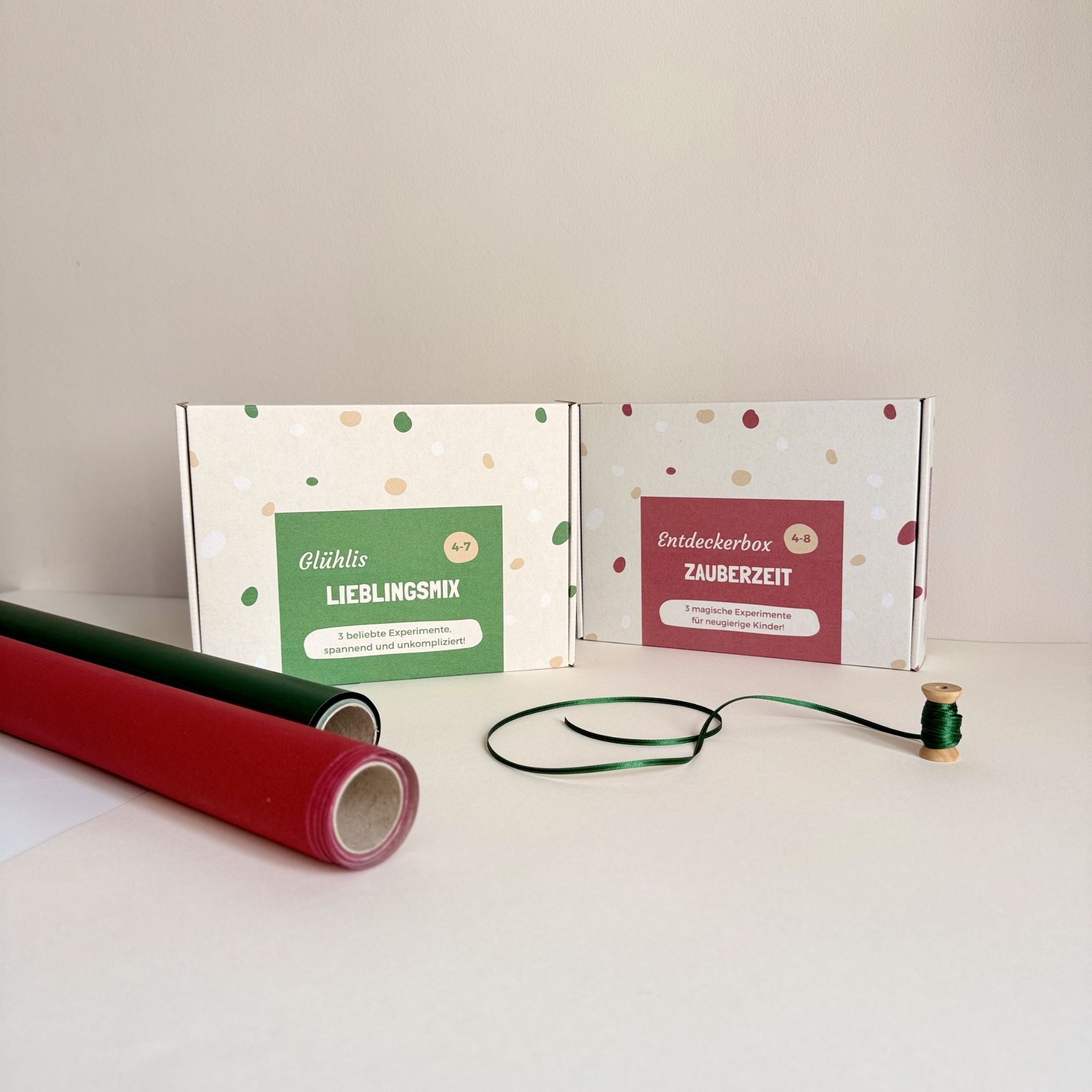 Experimentierboxen mit Geschenkverpackung