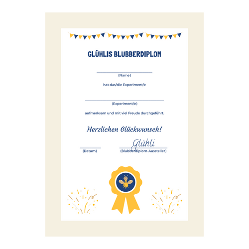 Glühlis Blubberdiplom